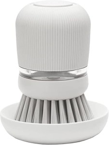 Brabantia SinkSide Soap Dispensing Dish Brush - Light Grey