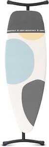 Brabantia Ironing Board D, 135x45 cm, Heat Resistant Parking Zone - Spring Bubbles