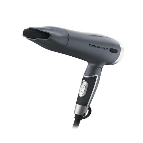 CARRERA 532 travel hair dryer with ions | foldable, quiet and small with 1,600 w