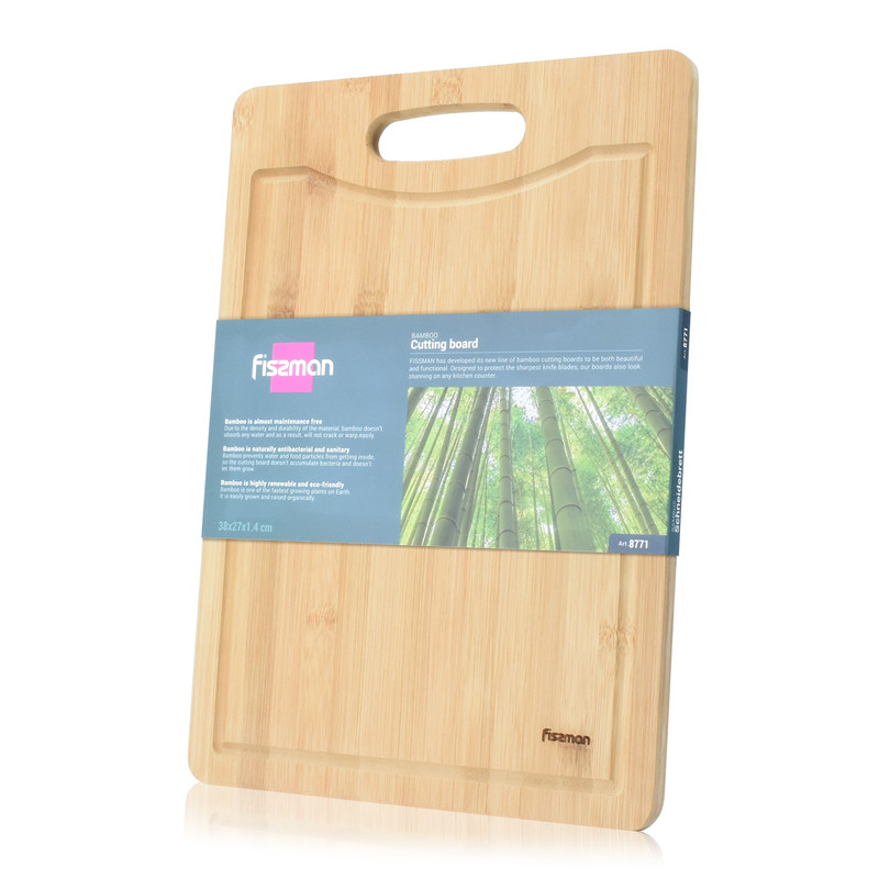 Fissman Cutting Board 38x27x1.4cm (Bamboo)