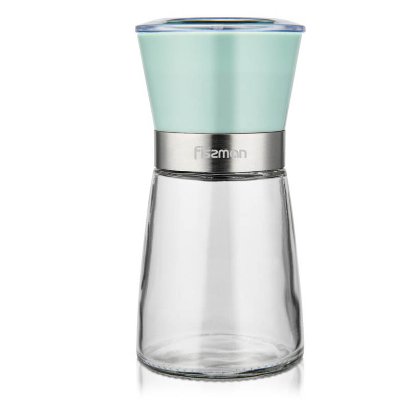 Fissman Salt And Pepper Mill Grinder Mint Green/Clear 6.5х6.5х13cm