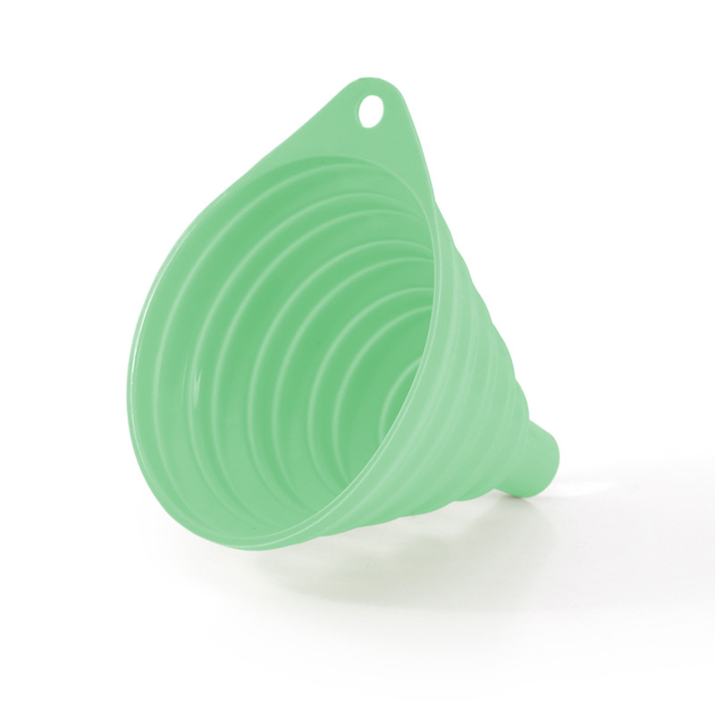 Fissman Foldable Silicone Funnel Green 9cm