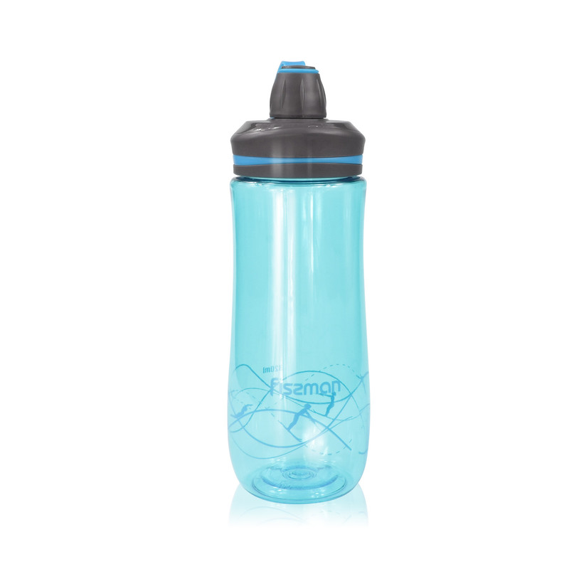 Fissman Sports/ Gym Water Bottle With Leakproof Blue/Black 820ml