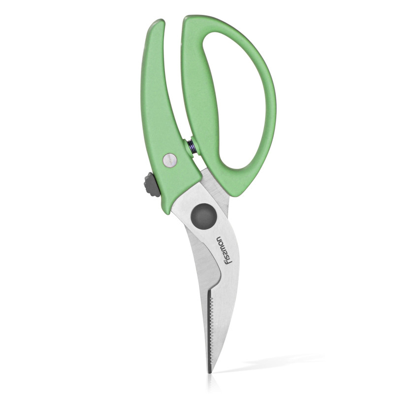 Fissman Kitchen Scissors/Poultry Shears with Stainless Steel Blade Green
