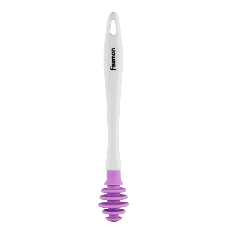 Fissman Honey Server with Plastic Handle  Silicone Purple 20cm