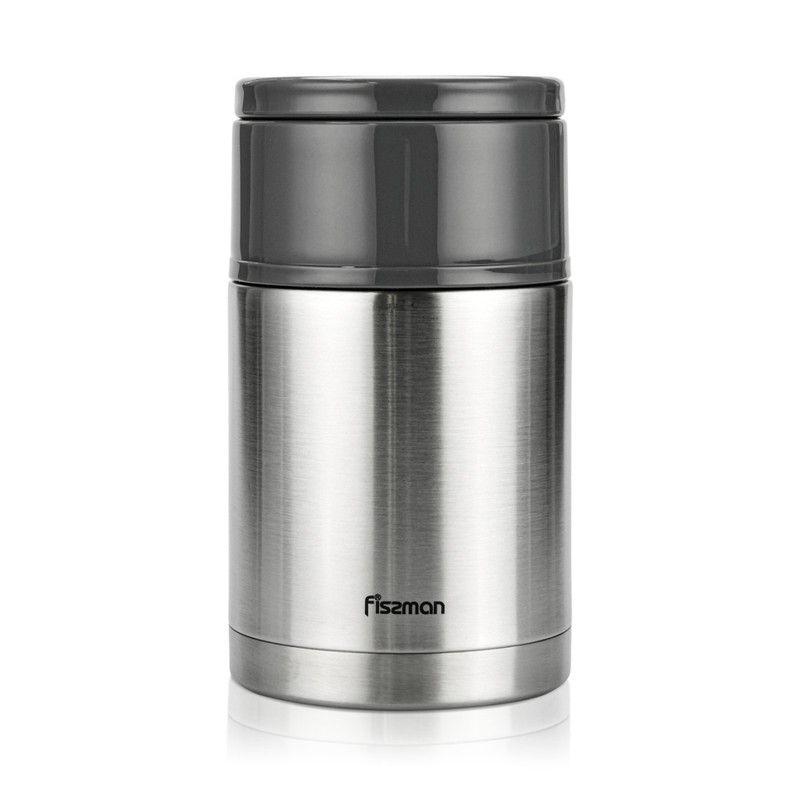 Fissman Double Wall Vacuum Food Jar 1000ml (Stainless Steel)