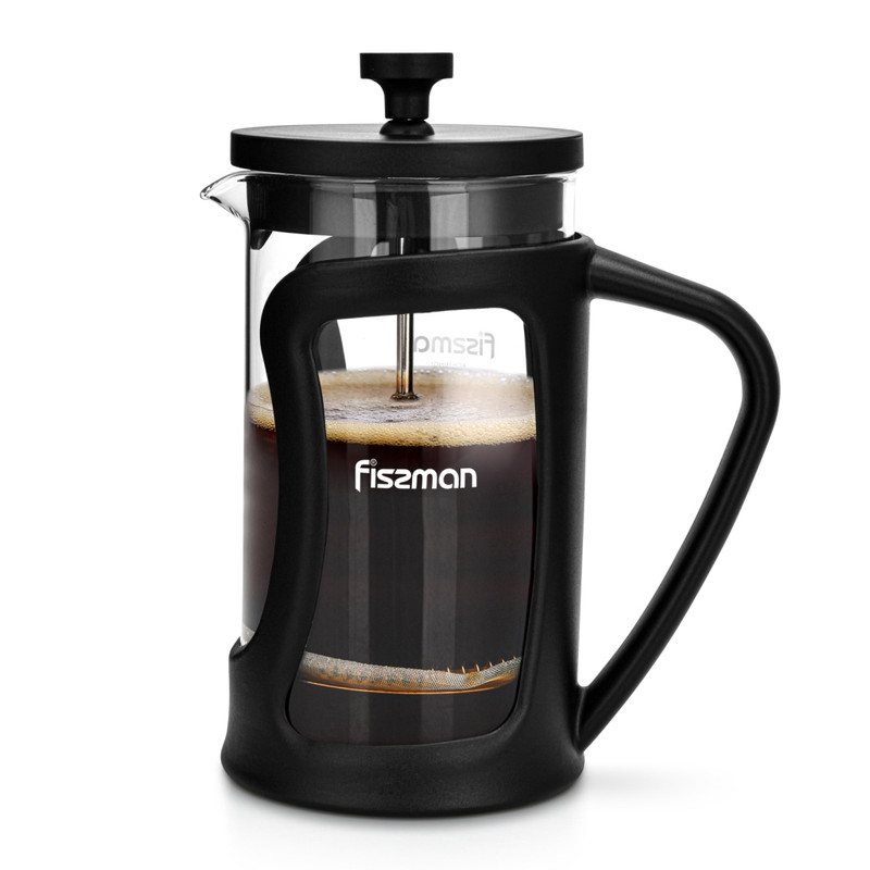 Fissman French Press Coffee Maker Macchiato 600ml (Borosilicate Glass)