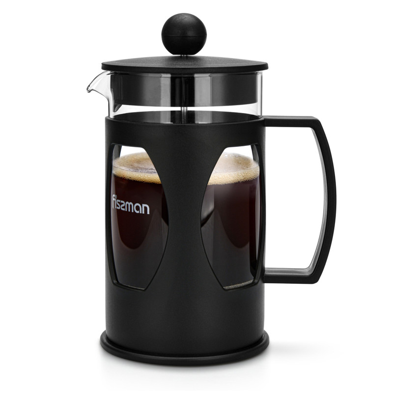 Fissman French Press Coffee Maker Mokka 600ml (Borosilicate Glass)