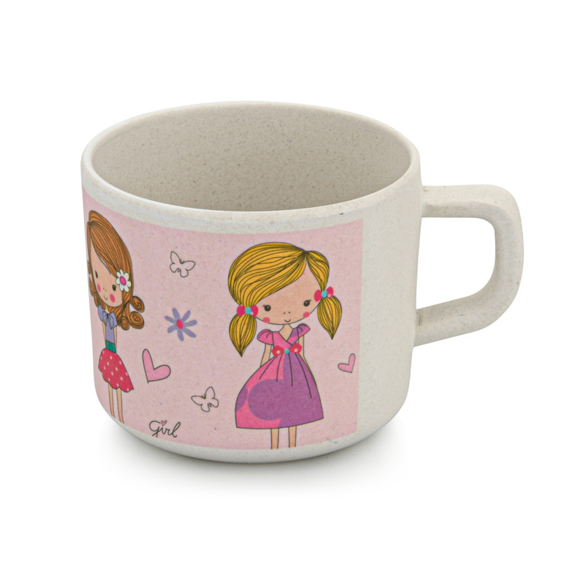 Fissman Mug Fashion Girl 225ml (Bamboo Fibre)