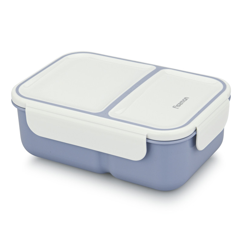 Fissman 2-Compartment Lunch Box 20x14x8cm/1300ml Blue (Plastic)