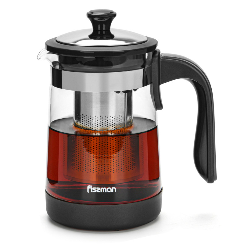 Fissman Tea Pot 950ml With Filter (Borosilicate Glass)
