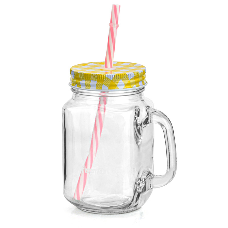Fissman Smoothie Glass Jar 550ml (Glass)
