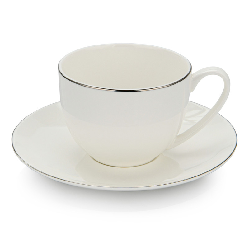 Fissman Mug And Saucer Orfei 240ml (Porcelain)