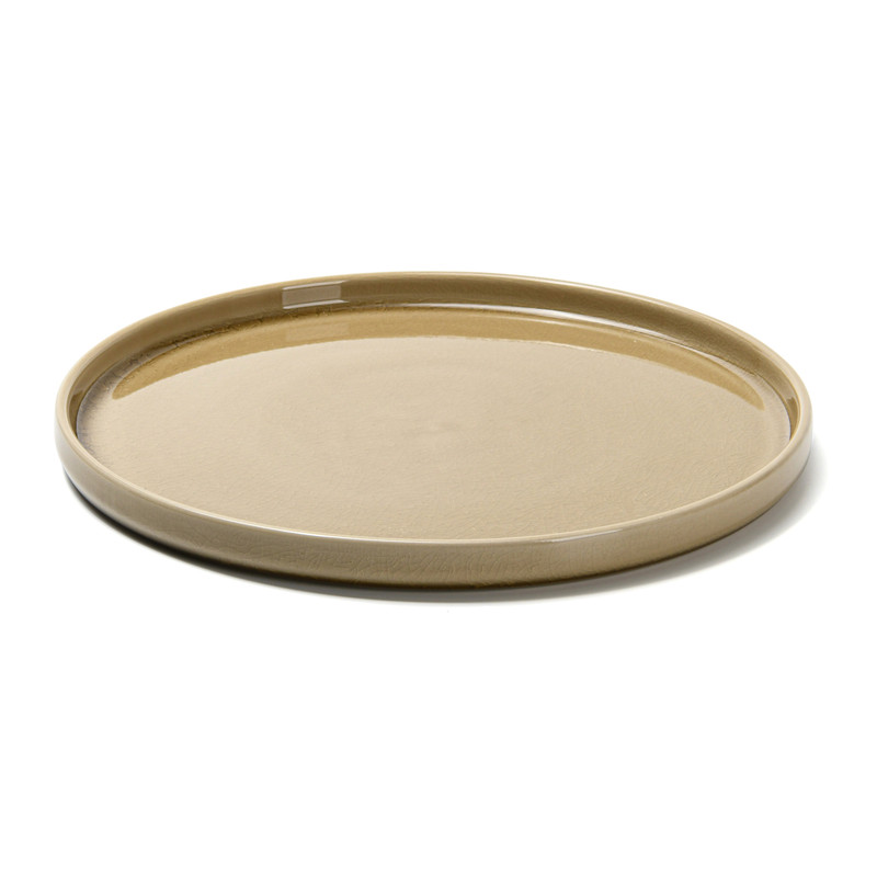Fissman Plate 26.5x26.5x1.8cm Beige Crackle (Ceramic)
