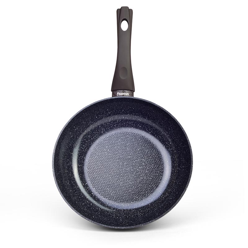 Fissman Deep Frying Pan 24x7.7cm (Aluminum With Non-Stick Coating)