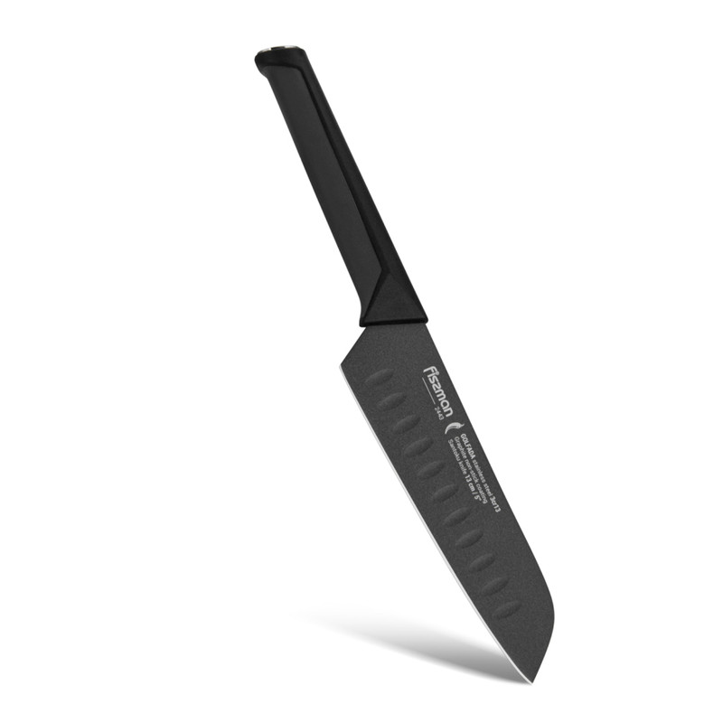 Fissman 5'' Santoku Knife Golfada With Graphite Non-Stick Coating (3cr13 Steel)