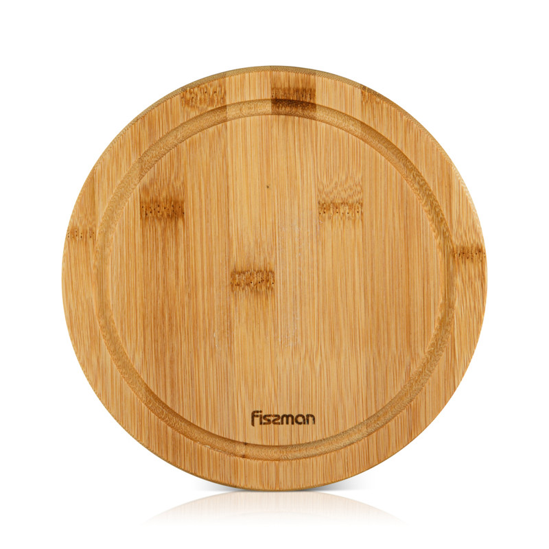 Fissman Cutting Board Round 20x1.5cm (Bamboo)