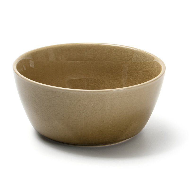 Fissman Bowl 1400ml Beige Crackle (Ceramic)