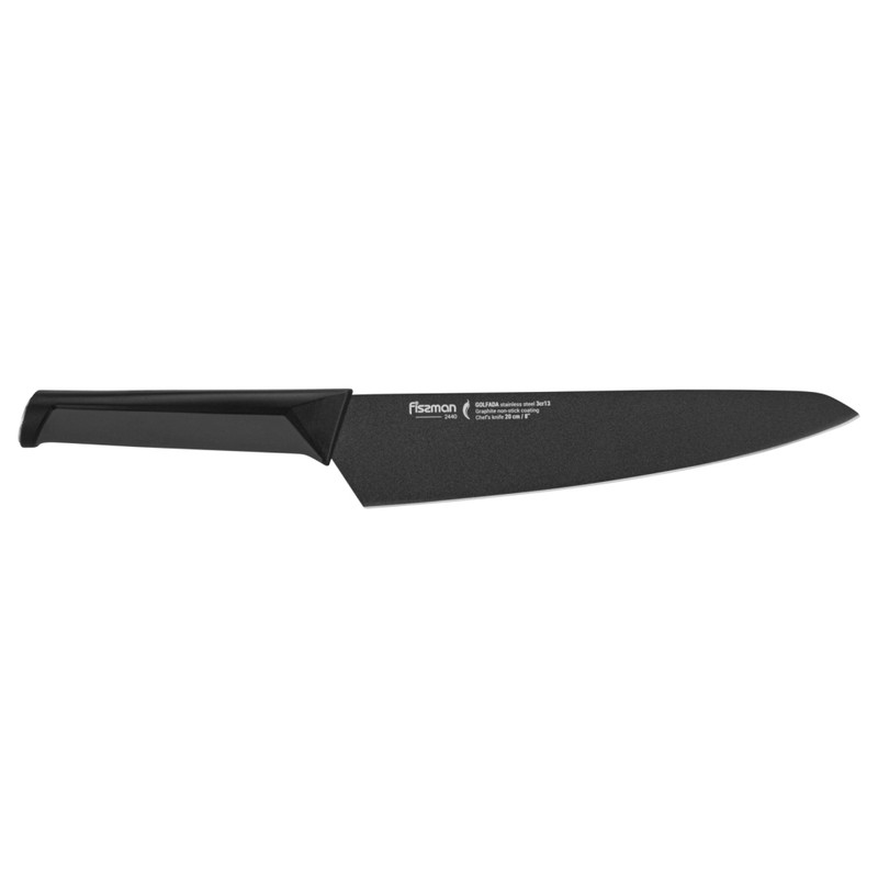 Fissman 8inch Chef's Knife Golfada With Graphite Non-Stick Coating (3cr13 Steel)