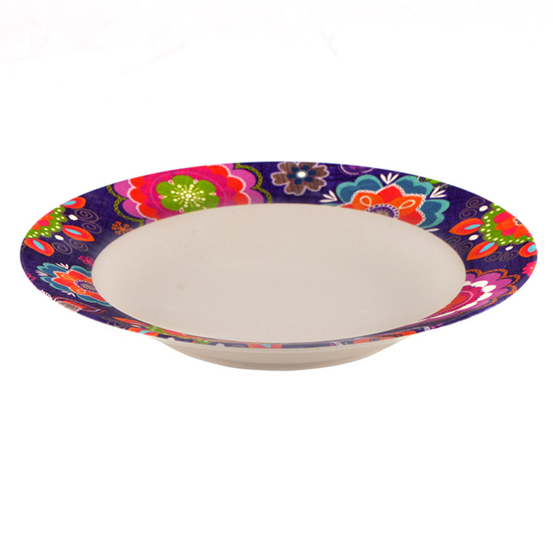 Fissman Deep Plate Purpur 23x3.6cm (Bamboo Fibre)