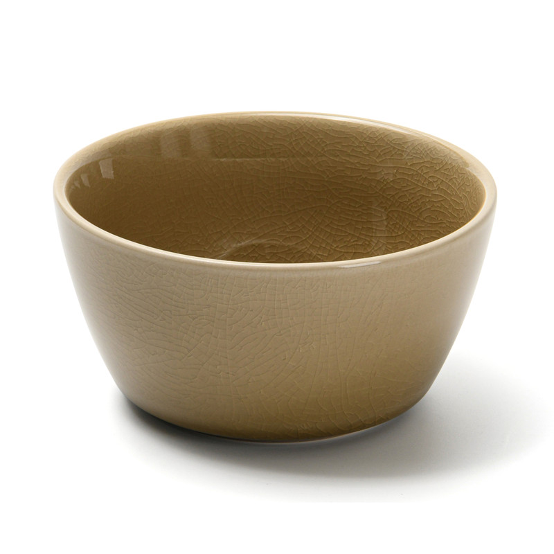 Fissman Bowl 600ml Beige Crackle (Ceramic)