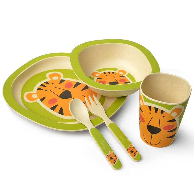 Fissman Dinner Set Tiger 5 Pcs (Bamboo Fibre)