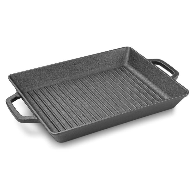 Fissman Rectangular Grill Pan 325x27x4cm (Cast Iron)