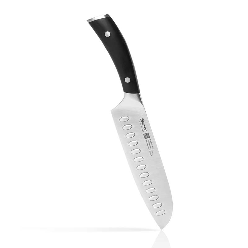 Fissman 7" Santoku Knife With Raised Dots Koyoshi (X50crmov15 Steel)