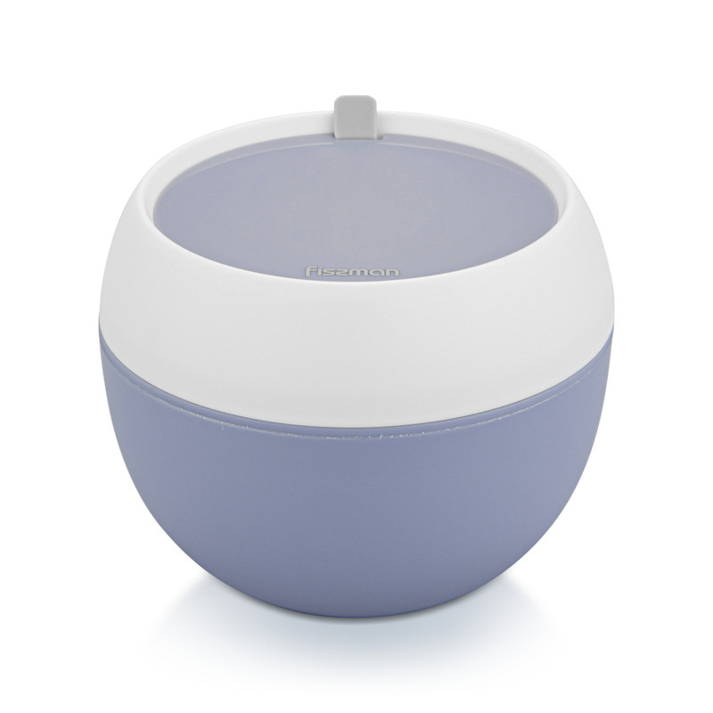 Fissman Round Lunch Box 14.8x14.8x12.1cm/800ml Blue (Plastic)