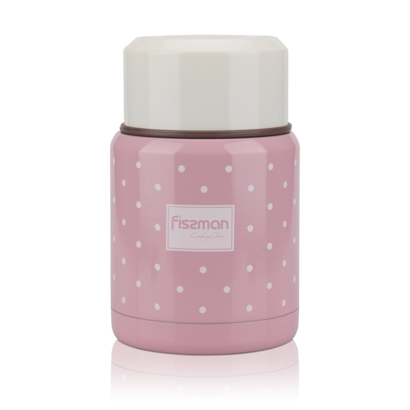 Fissman Double Wall Vacuum Food Jar 450ml (Stainless Steel)