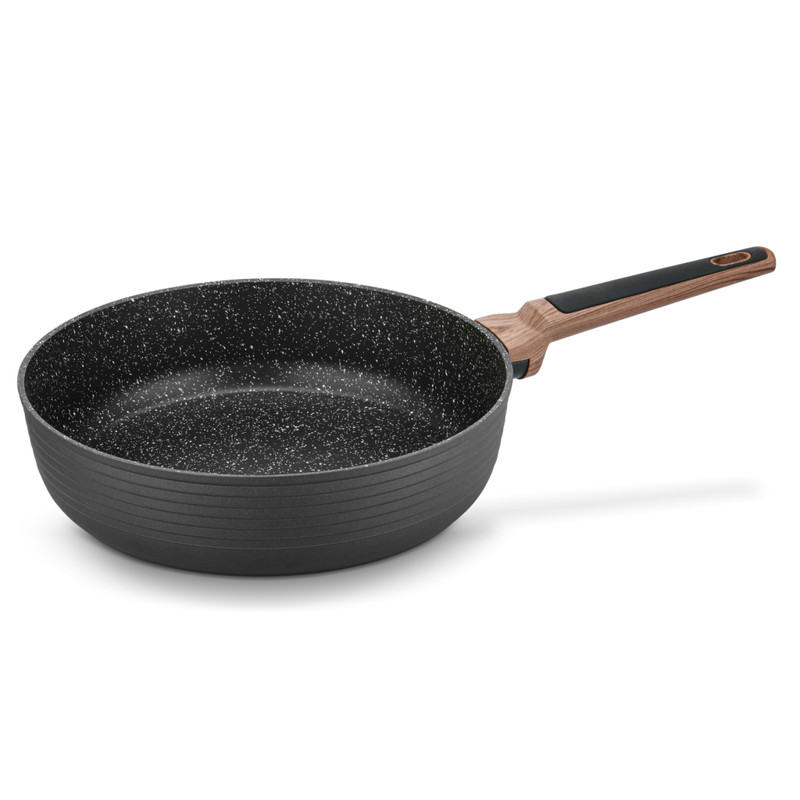 Fissman Deep Frying Pan Diamond 28x7.5cm (Aluminum With Non-Stick Coating)