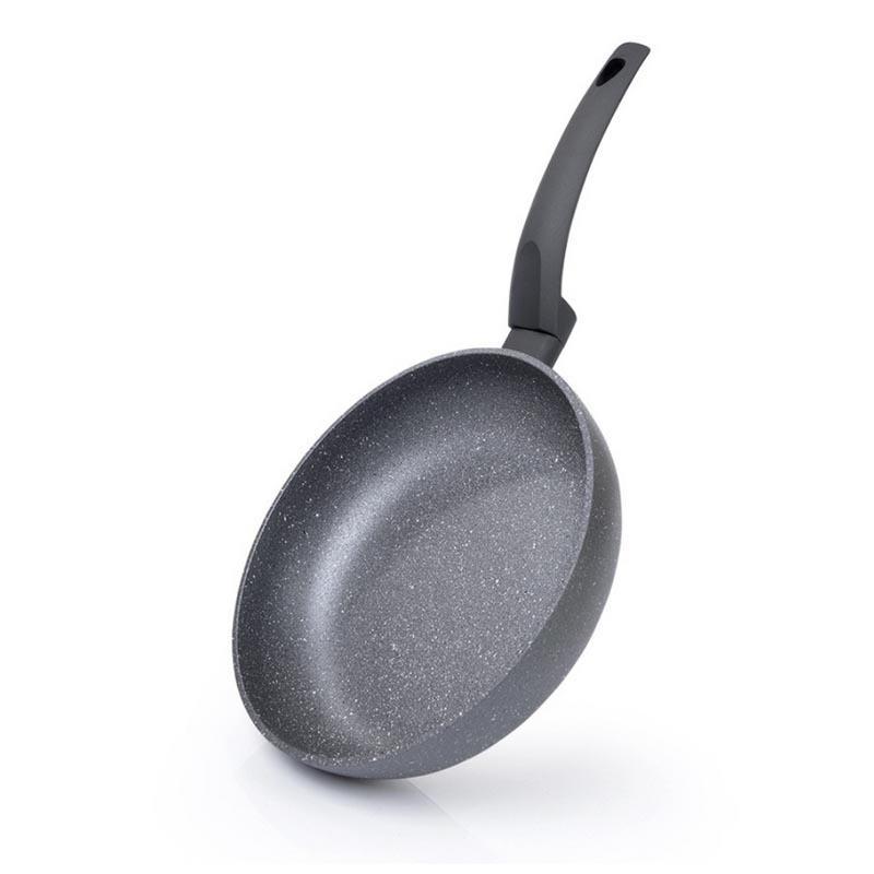 Fissman Deep Pan Grey Stone 24x6.0cm (Aluminum With Non-Stick Coating)