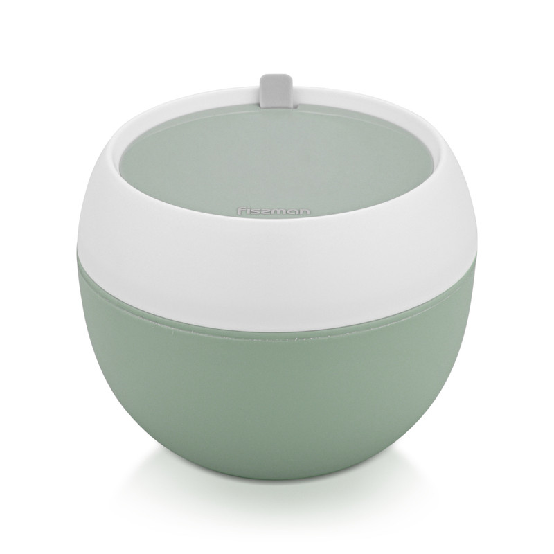 Fissman Round Lunch Box 14.8x14.8x12.1cm/800ml Green (Plastic)