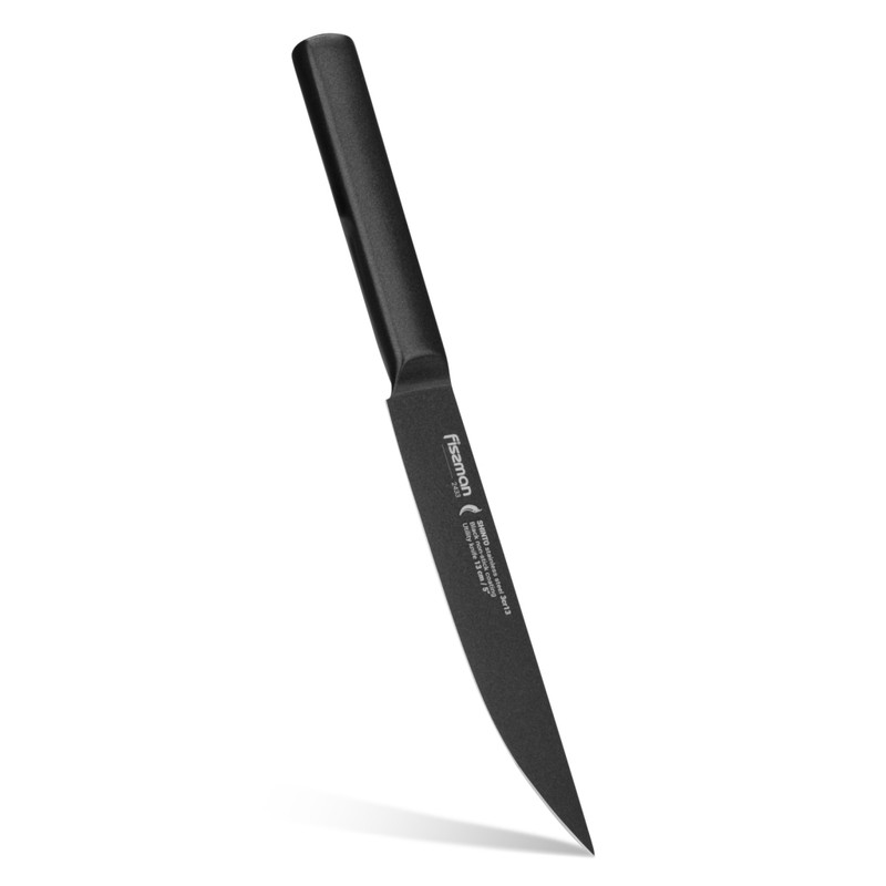 Fissman 5'' Utility Knife Shinto With Black Non-Stick Coating (3cr13 Steel)