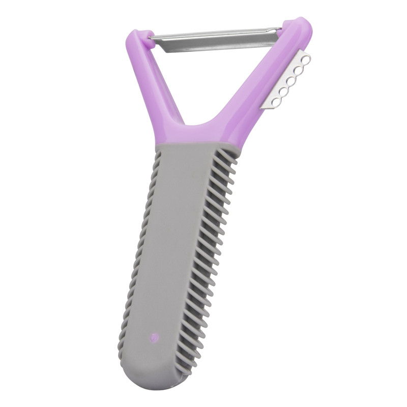 Fissman Multi-Function Y- Shaped Peeler Purple/Grey 12.5x7.5cm