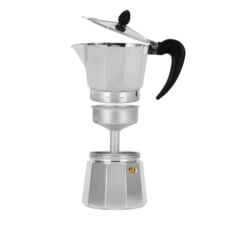Fissman Coffee Maker (450ml) For 9 Cups (Aluminium)