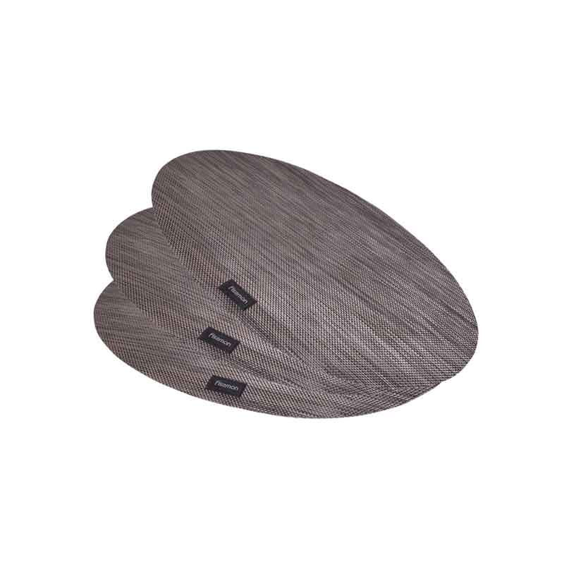 Fissman Set of 4 Oval Woven Placemats 45x30cm (Pvc)