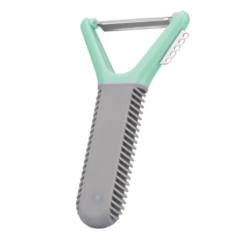 Fissman Multi-Function Stainless Steel Y-Shaped Peeler Green 13cm