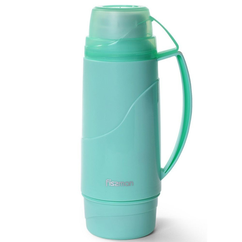 Fissman Vacuum Bottle 450ml Menthol (Plastic Case With Glass Liner)