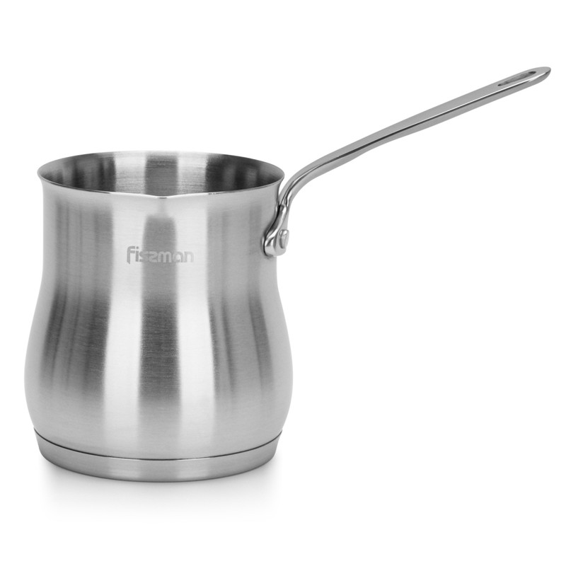 Fissman Coffee Pot 670ml With Induction Bottom (Stainless Steel)