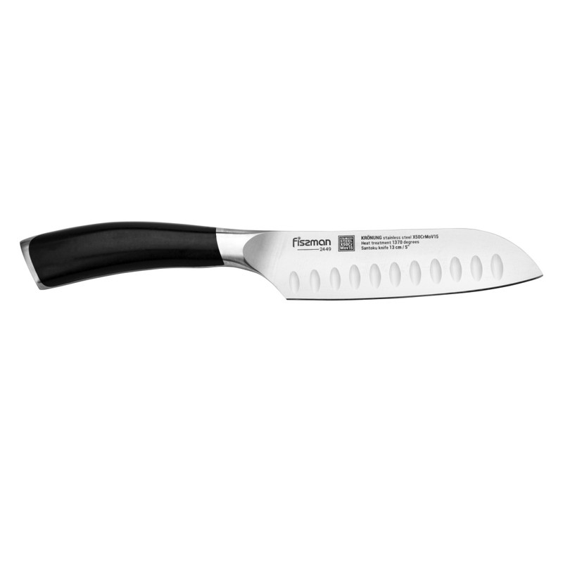 Fissman 5'' Santoku Knife Kronung (X50crmov15 Steel)