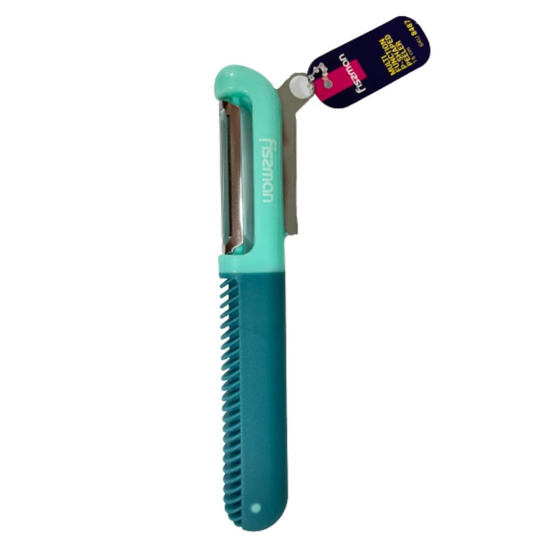 Fissman Peeler Kitchen Knife P Shape Mint Green/Grey 16x5cm