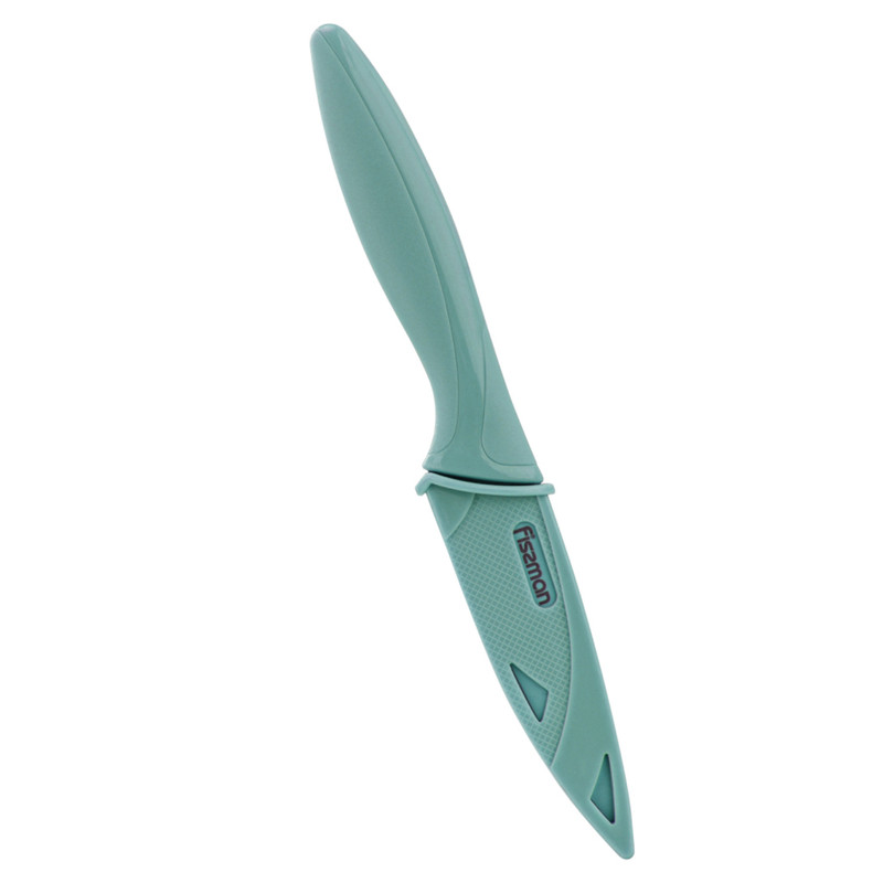 Fissman Paring Series Stainless Knife with Sheath Green 10cm