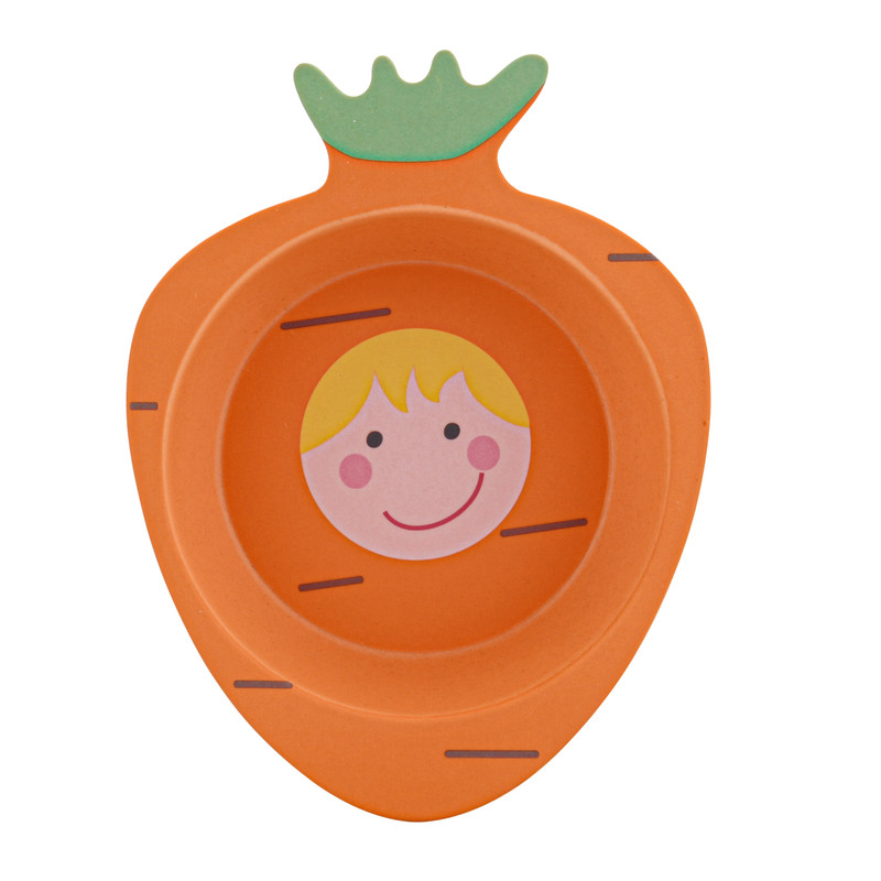 Fissman Deep Plate 18cm Carrot (Bamboo Fibre)