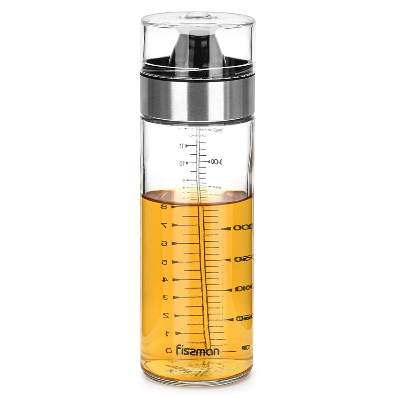 Fissman Oil Bottle 400ml With Acrylic Lid (Glass)
