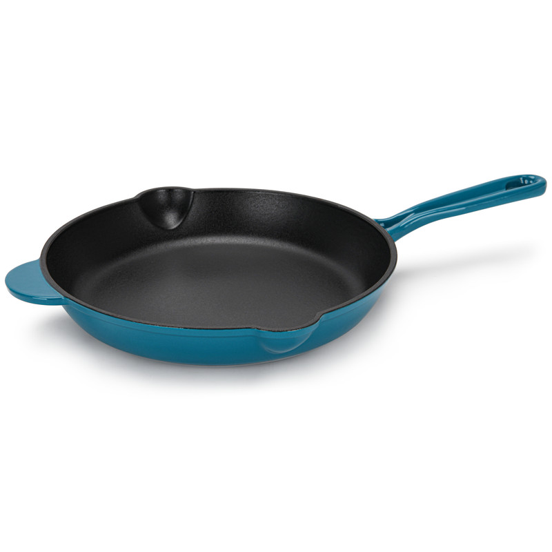 Fissman Frying Pan 26x4.5cm With Helper Handle (Enamel Cast Iron)