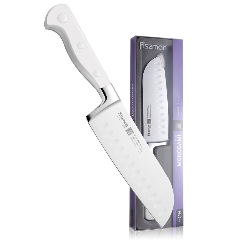 Fissman 6" Santoku Knife Monogami (X50crmov15 Steel)