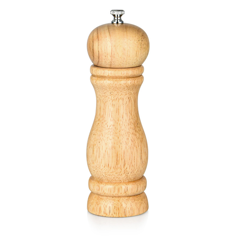 Fissman Salt & Pepper Mill 16.5x5cm (Rubber Wood Body With Ceramic Grinder)