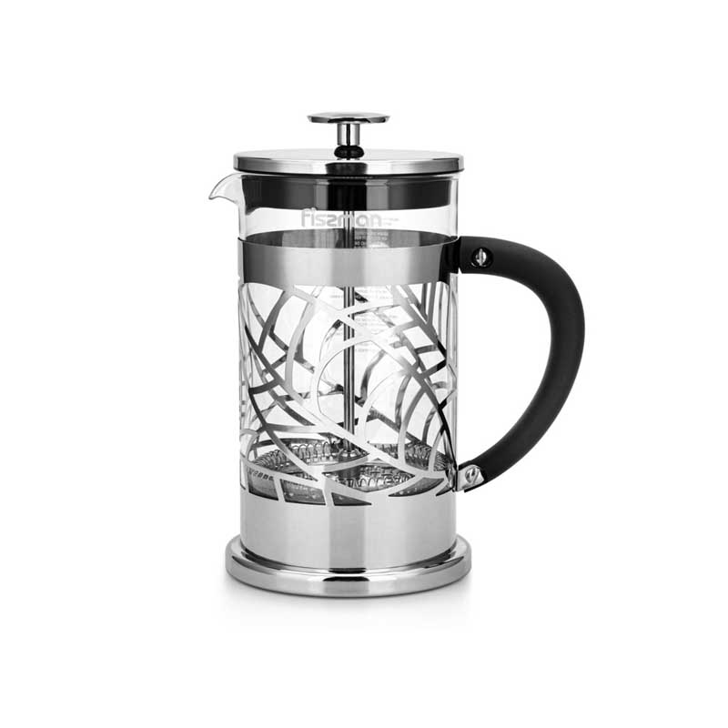 Fissman French Press Coffee Maker Bicerin 600ml (Borosilicate Glass)