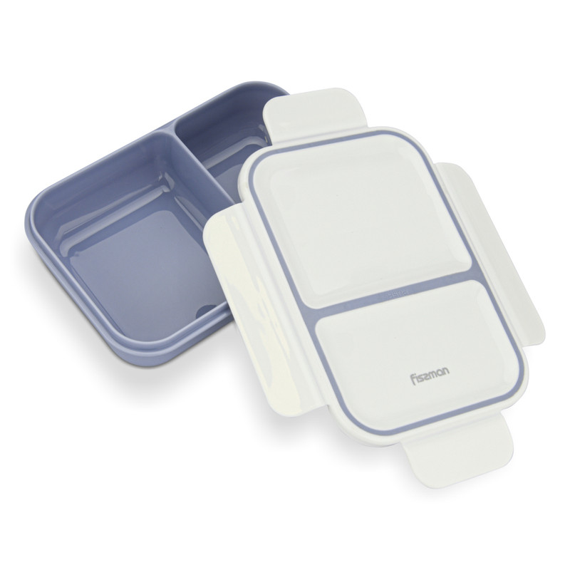 Fissman 2-Compartment Lunch Box 20x14x5cm/800ml Blue (Plastic)